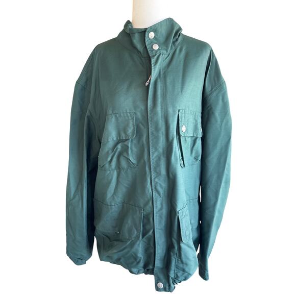 Vintage hunter Green Banana Republic utility nylon M - Picture 1 of 7